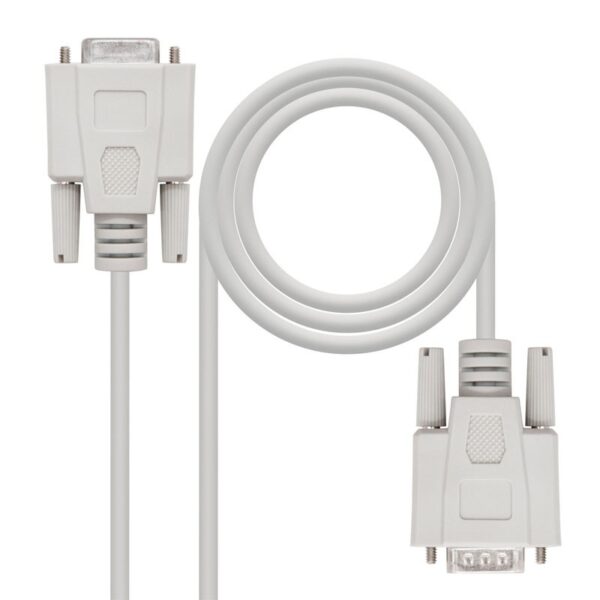 CABLE SERIE NULL MODEM DB9M-DB9H 1.8 M NANOCABLE 10.14.0502