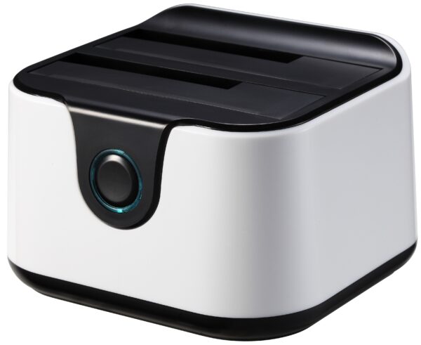 DOCK TOOQ  2xSATA 2.5p/3.5p USB 3.0 CLONE OTB  BLANCO-NEGRO TOOQ TQDS-802BW