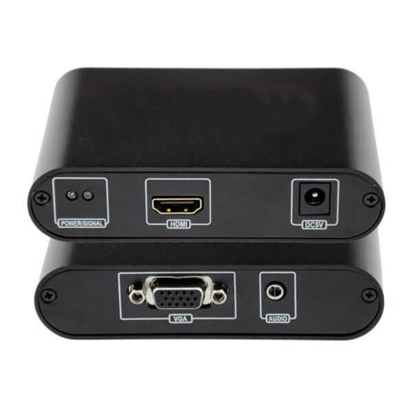 CONVERSOR SVGA/H+AUDIO/H A HDMI CON ALIM. NEGRO NANOCABLE 10.16.2101-BK