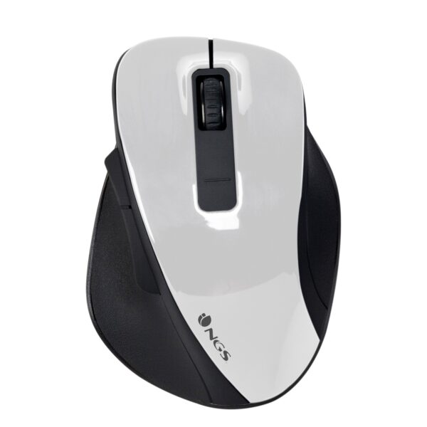 RATON  NGS INALAMBRICO BOW USB BLANCO