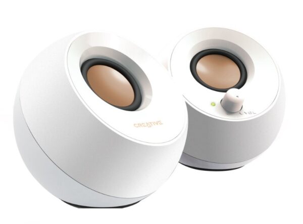ALTAVOCES  CREATIVE PEBBLE 2.0 USB BLANCO