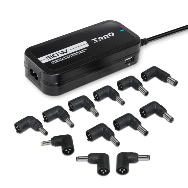 CARGADOR PORTATIL  90W TOOQ TQLC-90BS02AT CASA MULT. AUTOMATICO 12 CONECTORES