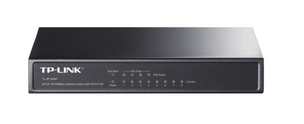 SWITCH TP-LINK   8P 10/100 4P PoE TL-SF1008P