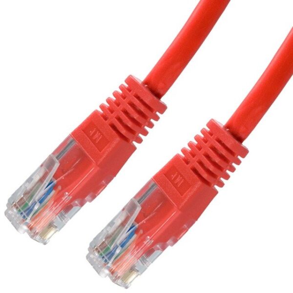 CABLE RED LATIGUILLO RJ45 CAT.5E UTP AWG24 ROJO 0.5 M NANOCABLE 10.20.0100-Ruc