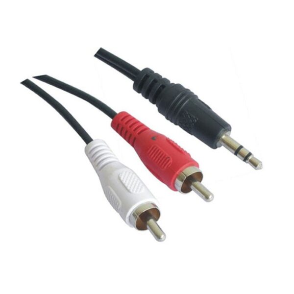 CABLE AUDIO ESTEREO 3.5M-2XRCAM 3.0 M NANOCABLE 10.24.0303