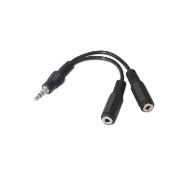 CABLE AUDIO ESTEREO 2X3.5H-3.5M 15 CM NANOCABLE 10.24.1200