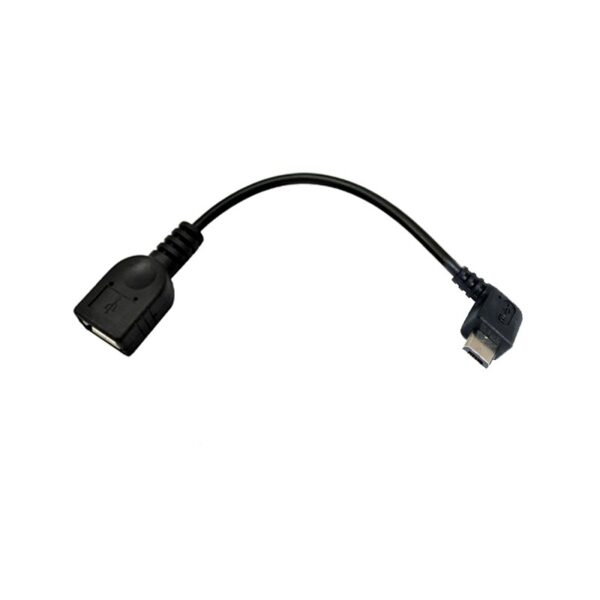 CABLE USB 2.0 OTG ACODADO TIPO MICRO BM-AH NEGRO 15 CM NANOCABLE 10.01.3600