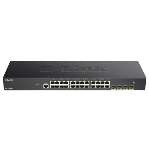 SWITCH D-LINK 28P DGS-1250-28XMP/E  24P 10/100/1000 + 4X10G SFP RACK