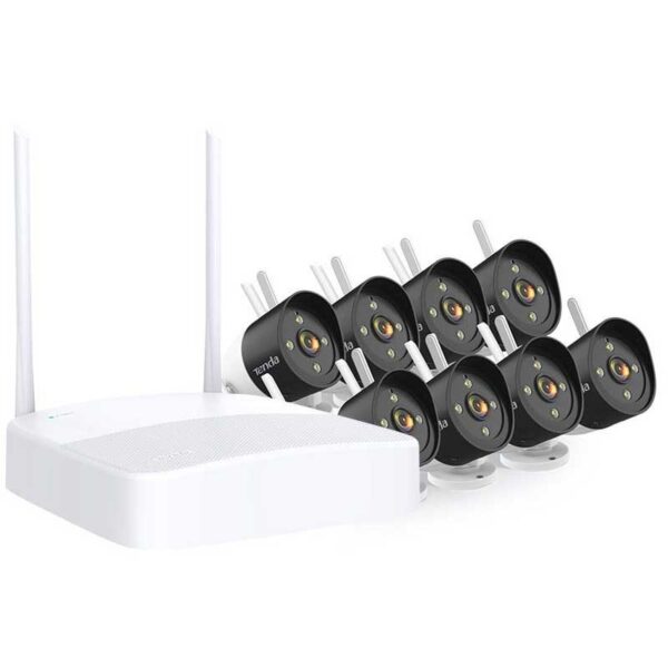 VIDEOGRABADOR TENDA IP 8 CANALES +8 CAMARAS EXT WIFI K8W-3TC