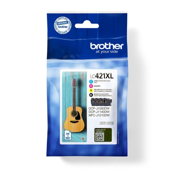 TINTA BROTHER LC421XL PACK 4XL DCPJ1140DW/MFCJ1010DW ORI