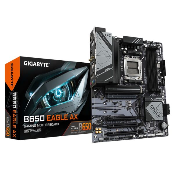 PB AMD SAM5 GIGABYTE B650 EAGLE AX WIFI6E 4DDR5 4SATA 3M2 HDMI DP ATX