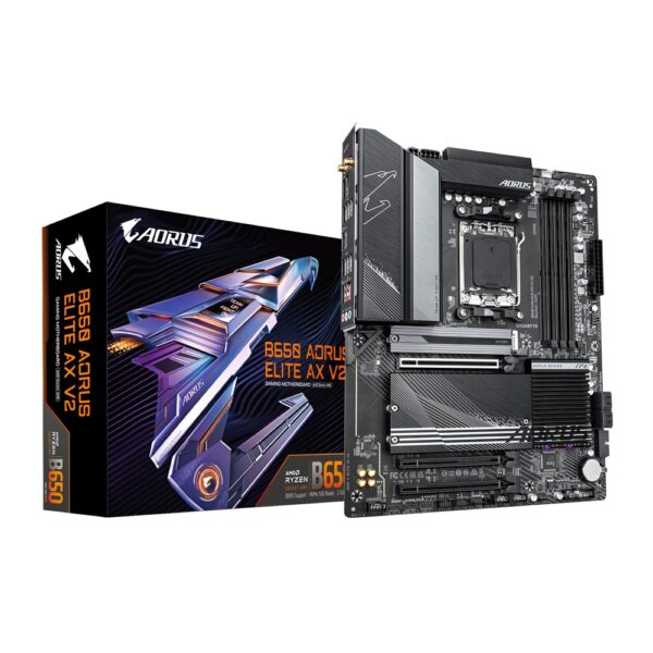 PB AMD SAM5 GIGABYTE B650 AORUS ELITE AX V2 4DDR5 4SATA6 3M2 HDMI DP ATX