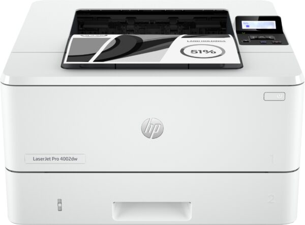 Impresora HP Laser Monocromo Pro 4002dW WiFi duplex Blanca 2Z606F