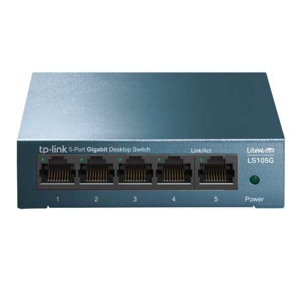 SWITCH TP-LINK   5P 10/100/1000 RJ-45 NO GESTIONADO LS105G