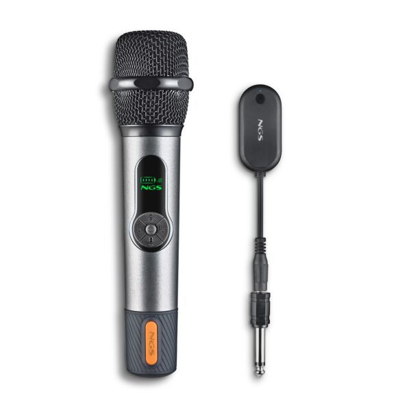 MICROFONO NGS DE VOZ INALAMBRICO SINGERSTAR TIPO DINAMICO ON-OFF