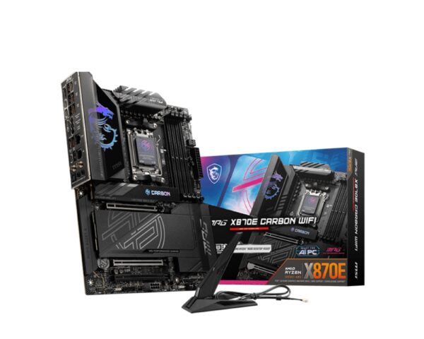 PB AMD SAM5 MSI MPG X870E CARBON WIFI 4DDR5 3PCIE HDMI 2DP 4SATA3 4M.2 USB3.2 ATX