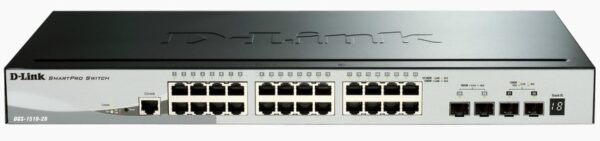 SWITCH D-LINK 28P DGS-1510-28X/E  24P 10/100/1000+4X10 GIGABIT SFP+ SOBRE/RACK