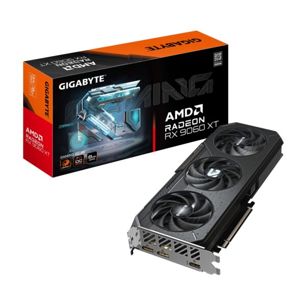 VGA PCI-EX RADEON GIGABYTE RX9060 XT GAMING OC 8G GDDR6X PCIE5 1HDMI 2DP 3VENT