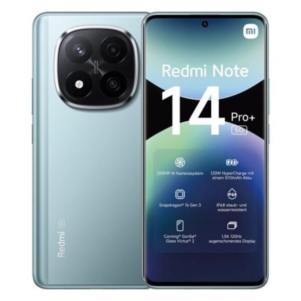 TELEFONO XIAOMI REDMI NOTE 14 PRO + 5G P6.67 8GB 256GB FROST BLUE MZB0IJAEU