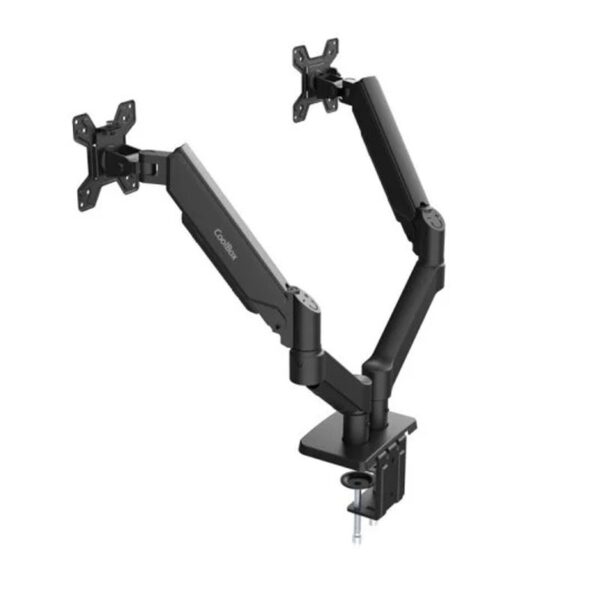 SOPORTE MESA GIRA INCL MONITOR TV 8KG 2 BRAZOS 17-32 NEGRO COOLBOX COO-SOP-M02D