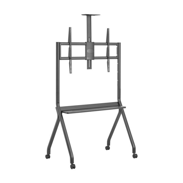 SOPORTE SUELO RUEDA DVD CAMARA PANTALLA 120KG DE 55-100 NEGRO AISENS FT86FE-369