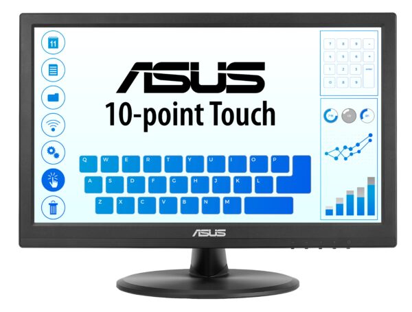 MONITOR 15.6 ASUS TACTIL PROFESIONAL VT169HE IPS FHD HDMI VGA NEGRO