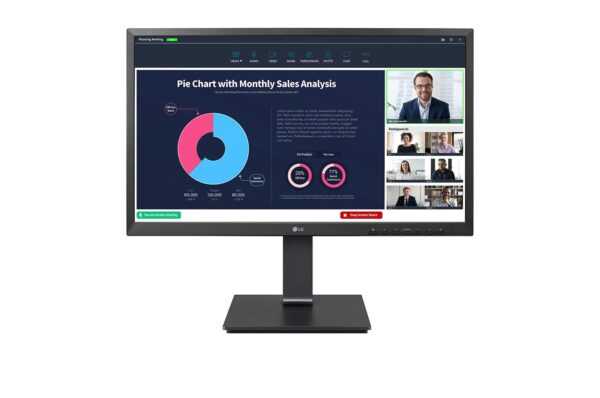 MONITOR 23.8  LG 24BP75CP-B FHD WEBCAM REGULABLE ALTURA HDMI
