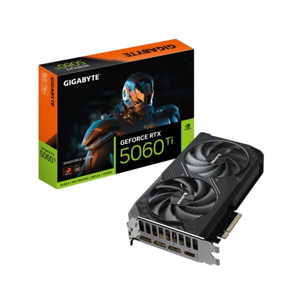 VGA PCI-EX NVIDIA GIGABYTE RTX5060 TI WINDFORCE OC 16G GDDR7 PCIE HDMI 3DP 2VEN
