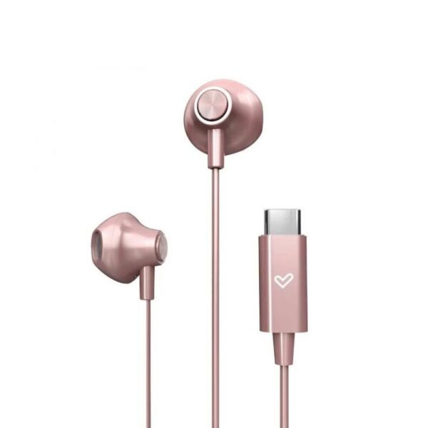 AURICULAR ENERGY EASYPODS IN-EAR CABLE TIPOC MICROFONO ROSA METALIZADO 459285