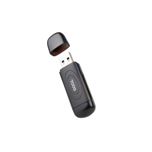 LECTOR TARJETAS USB-A 3.0 SD/TF NEGRO TOOQ TQR-3002B