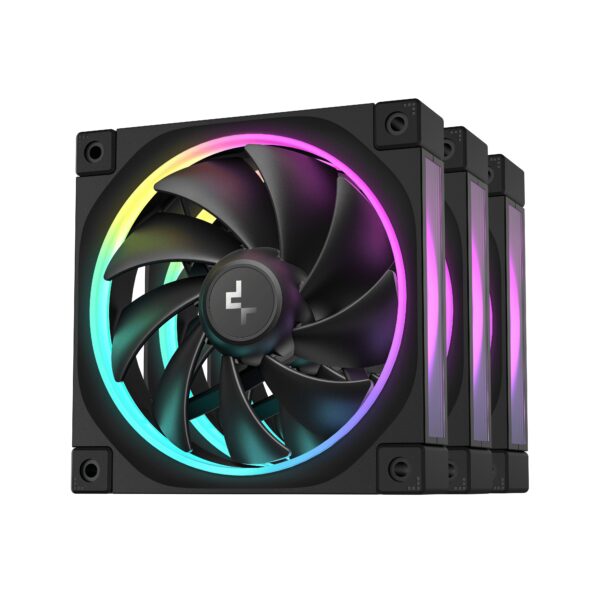 VENTILADOR CAJA ADICIONAL 12X12 DEEPCOOL FL12-3IN1 ARGB NEGRO R-FL12-BKAPN3-G