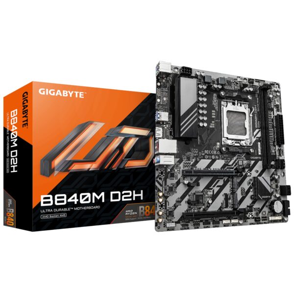 PB AMD SAM5 GIGABYTE B840M D2H 2DDR5 PCI4 LAN2.5 4SATA3 USB HDMI M2 MATX
