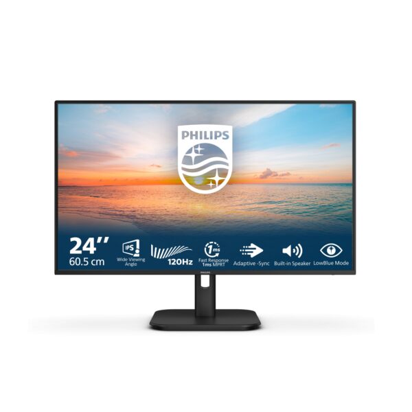 MONITOR 23,8 PHILIPS 24E1N1200A IPS FHD VGA HDMI DP MM V100*100