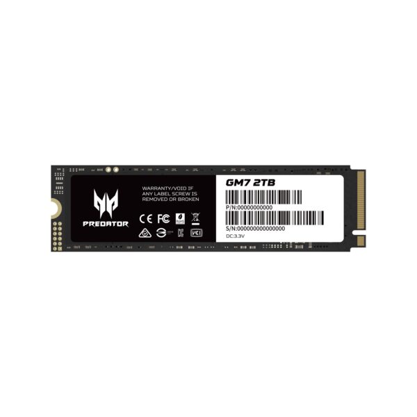 HD  SSD  2TB ACER PREDATOR M.2 PCIE GEN4 NVMe GM7 BL.9BWWR.119