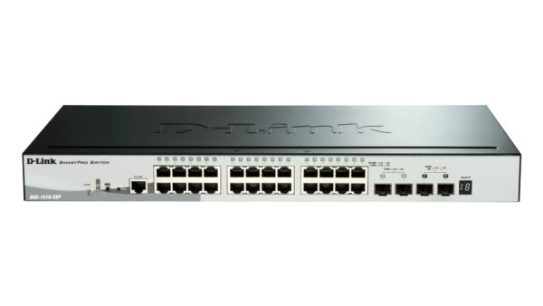 SWITCH D-LINK 28P DGS-1510-28P/E 10/100/1000 2P SFP PoE SMARTPRO