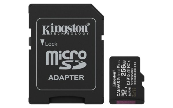 MEMORIA SECURE DIGITAL MICRO SDCS3 256GB KINGSTON CLASE10 SDCS3256GB