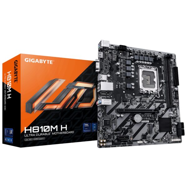 PB S1851 GIGABYTE H810M H 2DDR5 PCI4.0 LAN GIGABIT 4XSATA3 1XM2 2HDMI MATX