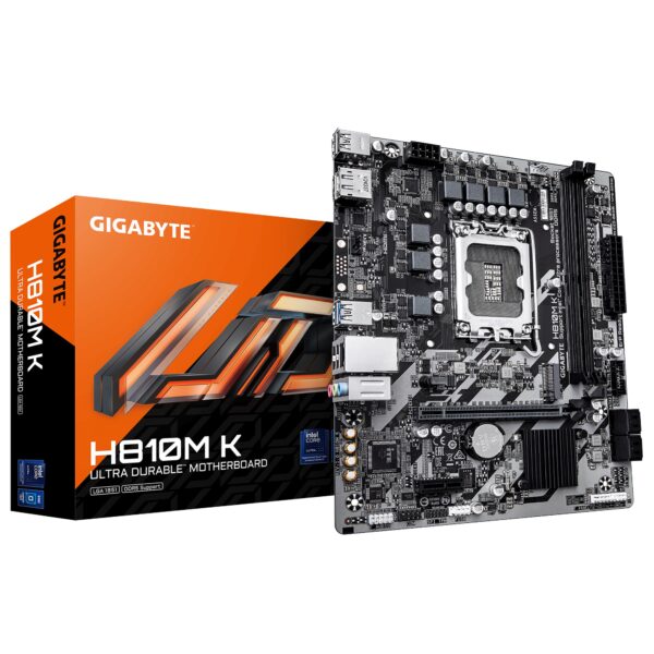 PB S1851 GIGABYTE H810M K 2DDR5 PCI4.0 LAN GIGABIT 2XSATA3 1XM2 2HDMI DP MATX
