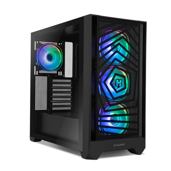CAJA ATX SEMITORRE NOX HUMMER PLASMA ARGB USB3 USBC | HardwarePlanet